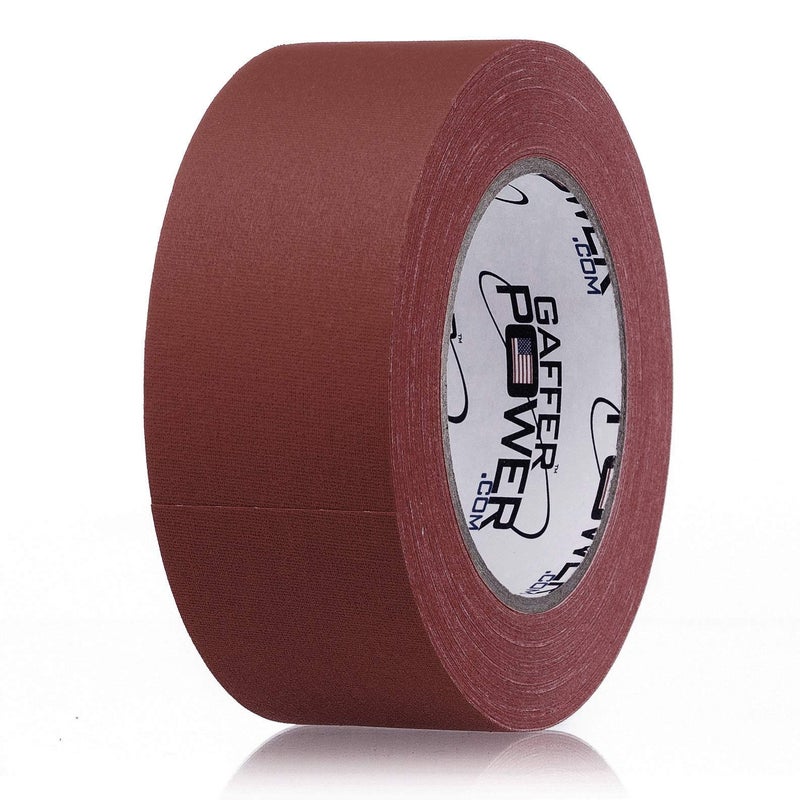 Gaffer Power Gaffers Tape 2 Inch | Deep Rich Burgundy | USA Made Quality | Leaves No Residue - Image 1